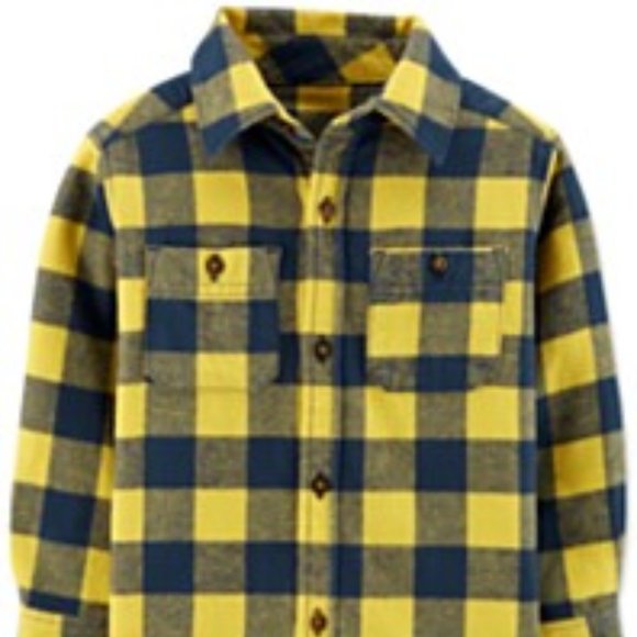 Carter's Toddler Boys Cotton Plaid Shirts - Picture 4 of 8
